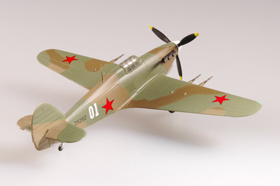 Easymodel-37266, 1/72, Rusia Hurricane Mk Fighter, modelo de plástico estático militar, juguete de colección o regalo