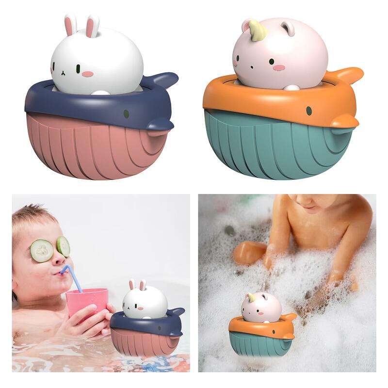 Baby Bath Toys Educational Bathroom Bathing Toys Interactive Spray Water Bathtub Toys for Ages 1-5 Toddlers Boys Shower