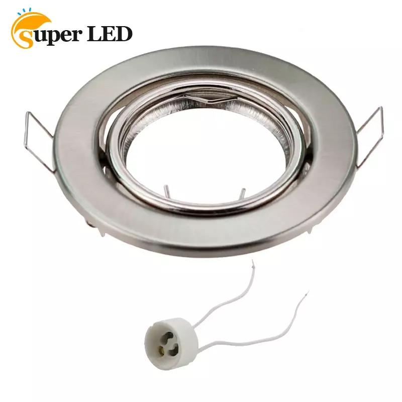 Round Black LED Downlight Cutting 70mm Deep Ceiling LED Downlight Holder for Bedroom