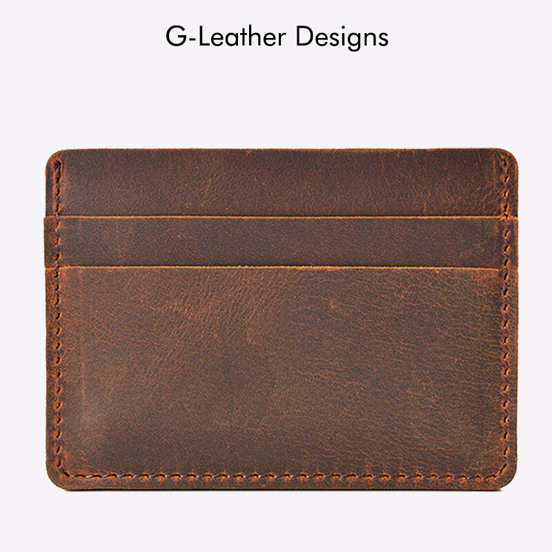 Мужской винтажный кошелек из натуральной кожи с отделениями для карт