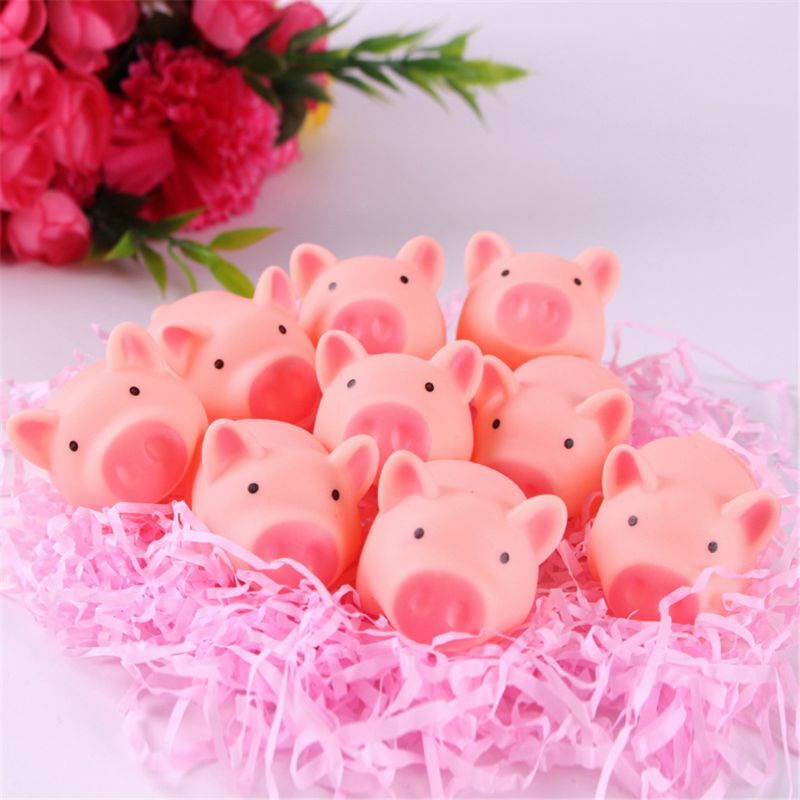 Realistic Pig Squishy Ball Cartoon Toy Soft Squishy Toy Ball Interactive Toy Super for Offices Decompress Dropship