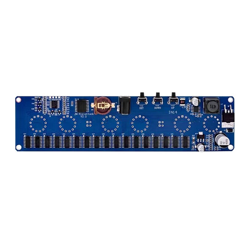 Modulo orologio elettronico fai da te Micro-USB 12V IN14 tubo Nixie orologio digitale a LED modulo regalo Kit circuito stampato PCBA senza tubi