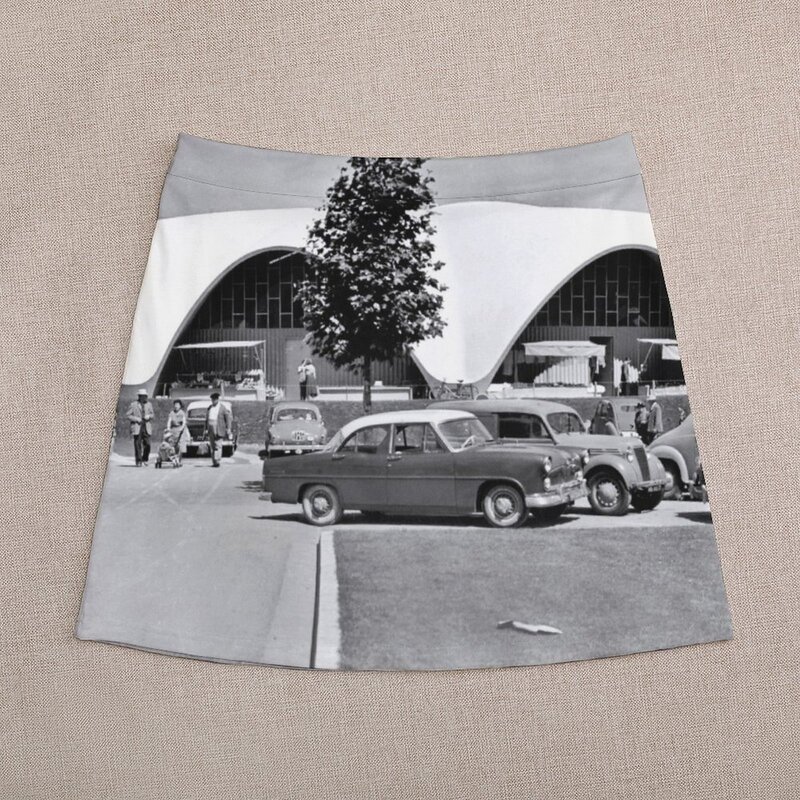 El Mercado Central de Royan alrededor de 1956 minifalda para mujer, minifalda para mujer, falda de verano