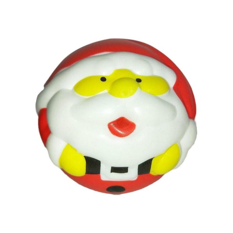 1PC zabawki dla dzieci prezent bożonarodzeniowy Santa Claus bałwan łoś choinka śliczne wolno rosnące zabawki do ściskania odprężające O2L5