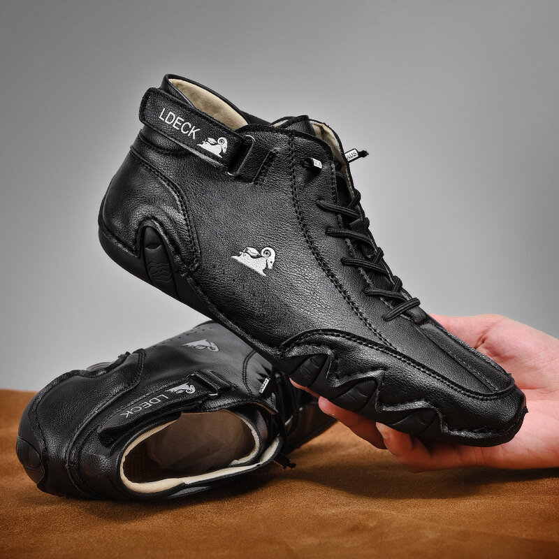2022 جديد الرجال حذاء كاجوال الذكور عالية أعلى أحذية رياضية الشتاء الدافئة مصمم أحذية بدون كعب أنيقة أحذية الدانتيل أحذية رياضية Zapatos دي Hombre