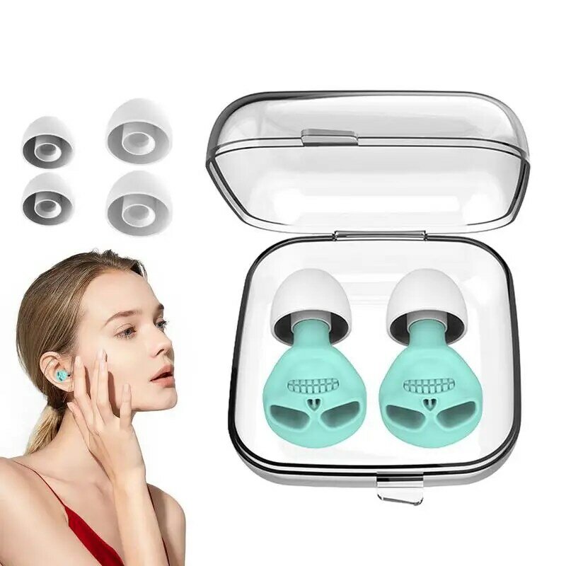 Затычки для ушей в виде черепа для сна, силиконовые затычки для ушей для самолета, затычки для ушей для защиты слуха, затычки для ушей для концерта