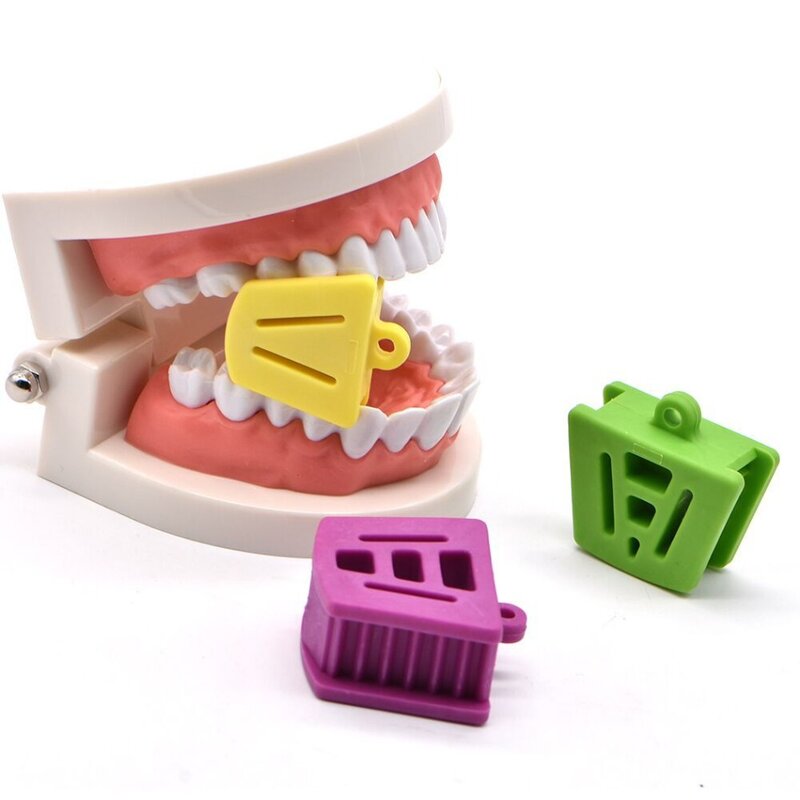 3 Größen Zahn okklusal Pad Gummi Biss öffner blockiert Munds tütze große mittlere kleine kiefer ortho pä dische Versorgung liefert Zahnmedizin Werkzeuge