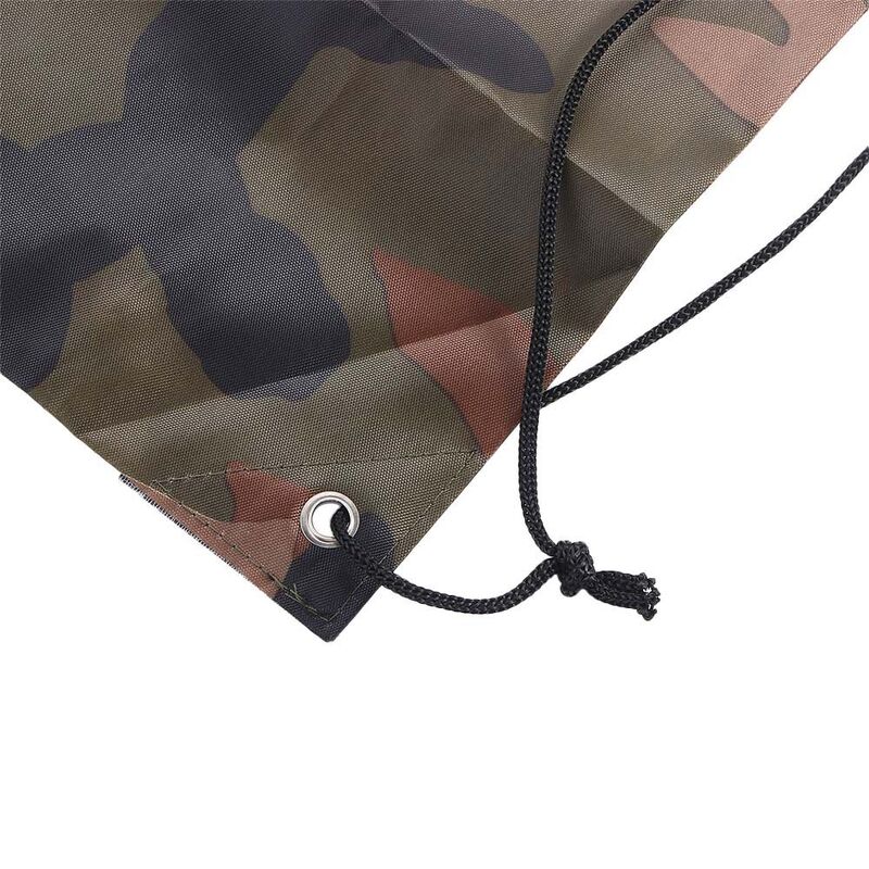 Outdoor Unisex Shoes Clothes Storage Gym Travel Riding Oxford Bag Camouflage Drawstring Bag Backpack Portable Sports Bag