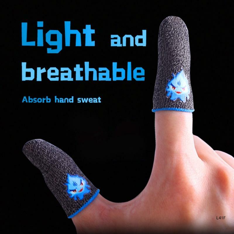 Manga dedo móvel ultrafina anti-suor respirável para jogadores alto escalão