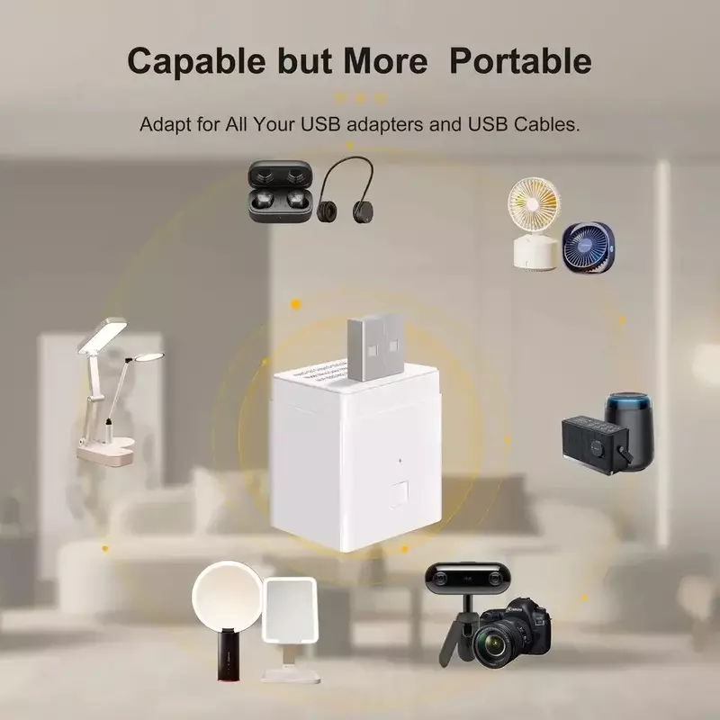 Nieuwe Tuya Smart Micro Usb Adapter Switch 5V Wifi Mini Usb Power Adapter Werkt Met Alexa Hey Google Alice Voor Smart Home