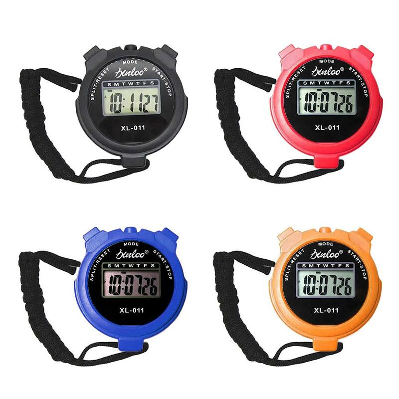Reloj deportivo de mano, cronómetro Digital para Fitness, contador electrónico multifuncional