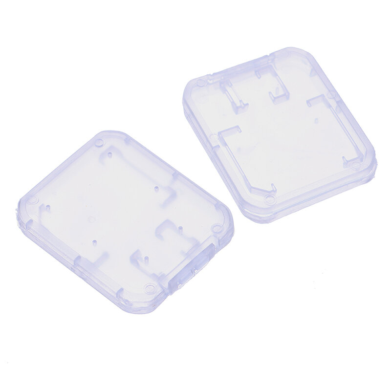 Étui en plastique transparent pour cartes mémoire, boîte de rangement pour cartes Micro SD TF, support de protection, 10 pièces