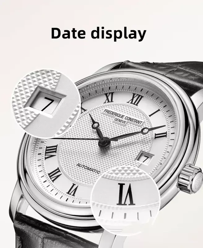 Reloj de cuarzo para hombre, cronógrafo con correa de cuero de primera calidad, con fecha automática, mesa constante, sencillo, a la moda, 2024