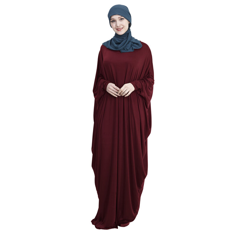 Мусульманская женская молитвенная одежда, мусульманская одежда, Рамадан Eid Арабская абайя Макси платье свободного кроя, химар Abayas Дубай, кафтан, скромные Абайи