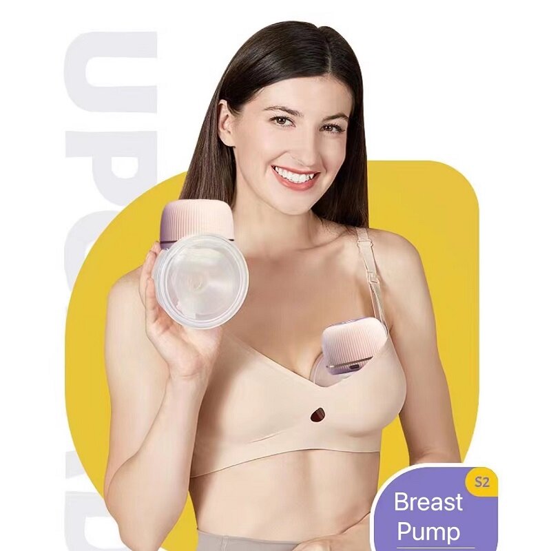 Schwangere Tragbare Tragbare Brust Pumpe Unsichtbare Milch Promoter Collector Breastfeeder Elektrische Voll Automatische Stumm Baggerarbeiten