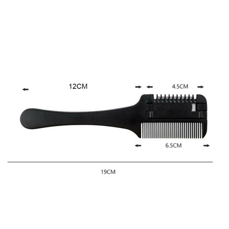 Peigne double face pour tondeuse à cheveux, porte-coupe, lame de rasoir de barbier, outil de coupe de coiffure, outils de coiffage, 19cm