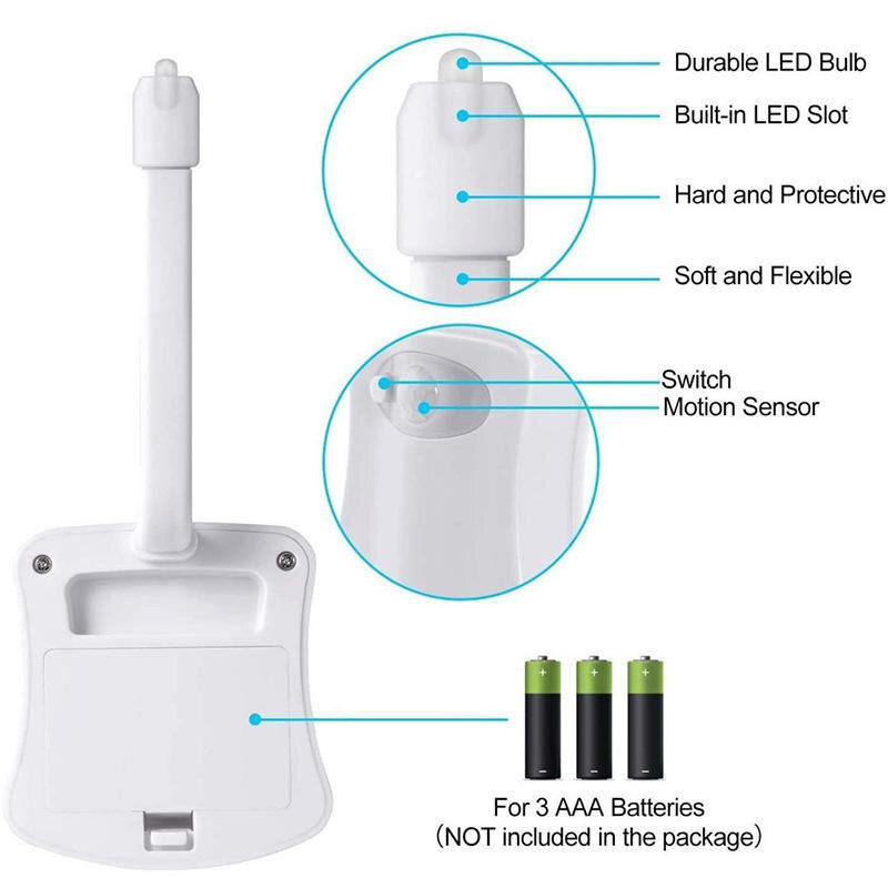 8/16Colors PIR Motion Sensor Toilet Lights LED Washroom Night Lamp Toilet Bowl Lighting For Bathroom Washroom Toilet Night Light