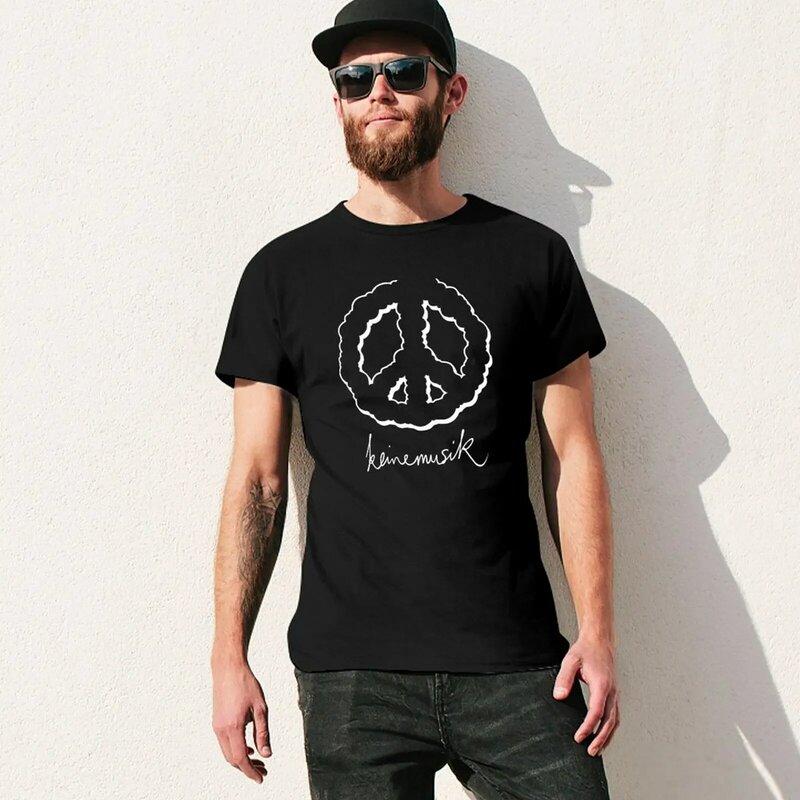 Keinemmuk-T-shirt gráfica estética masculina, roupa de secagem rápida, engraçado
