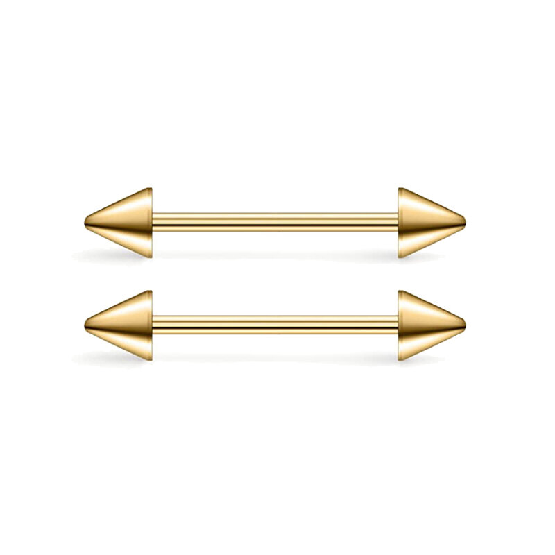 WKOUD-Générateur d'anneaux de langue en acier, piercing corporel, haltère droit, long, pont, 14g