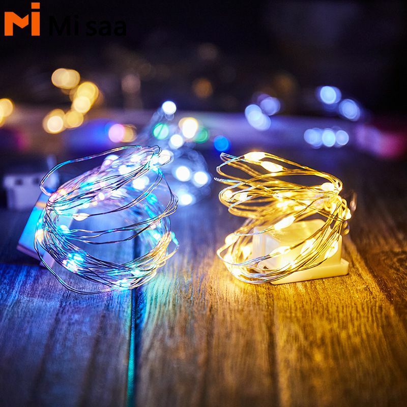 Outdoor impermeável LED Fairy Lights, Bottle Light, Holiday Lamp, Decoração de Casamento, Árvore de Natal, 1m, 10LEDs