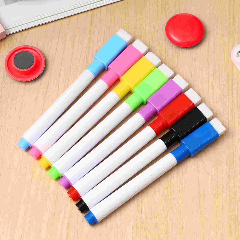 Ajaib pena lukisan air Kit papan tulis magnetik pena papan tulis Pin papan tulis kait untuk anak-anak termasuk sendok