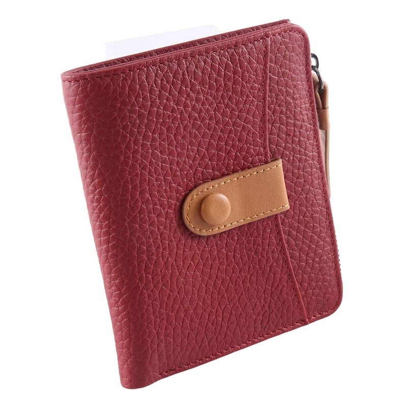 여성용 짧은 지갑 레이어 카드 파우치, 지퍼 지갑, 야외 카드 파우치, 내구성, 사용하기 쉬움