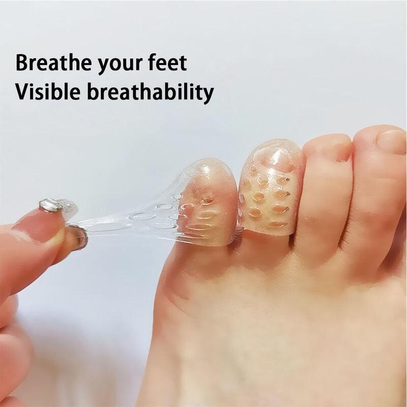 10 pcs/lot Silicone gel little toe tube corns blisters Corrector pinkie protector gel bunion toe finger protection gel sleeve