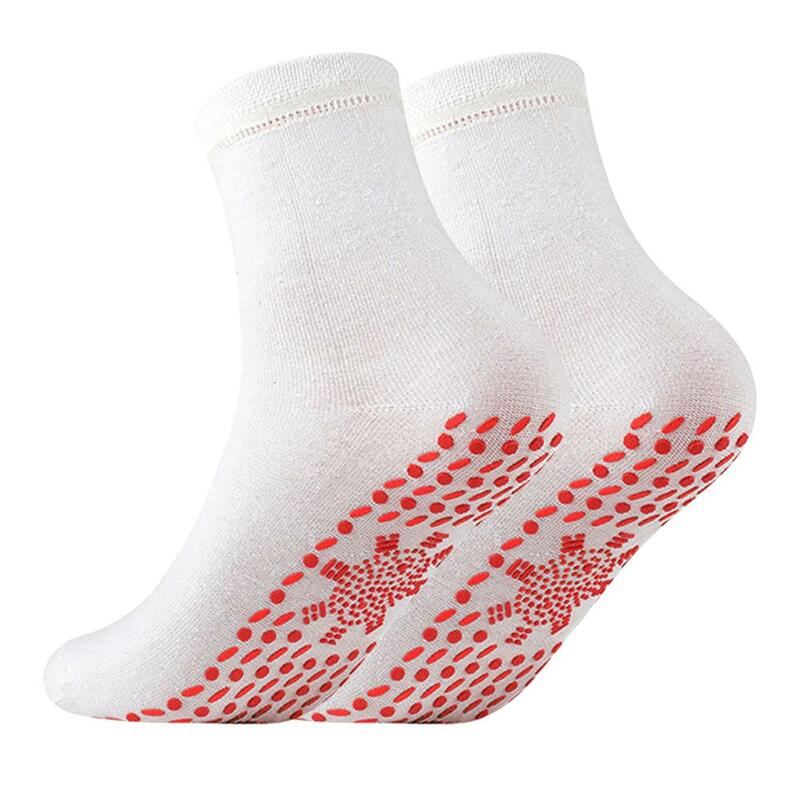 2Pairs Winter Heated Socks Anti-Fatigue Multifunctional Thermal Sock for Hiking (black)