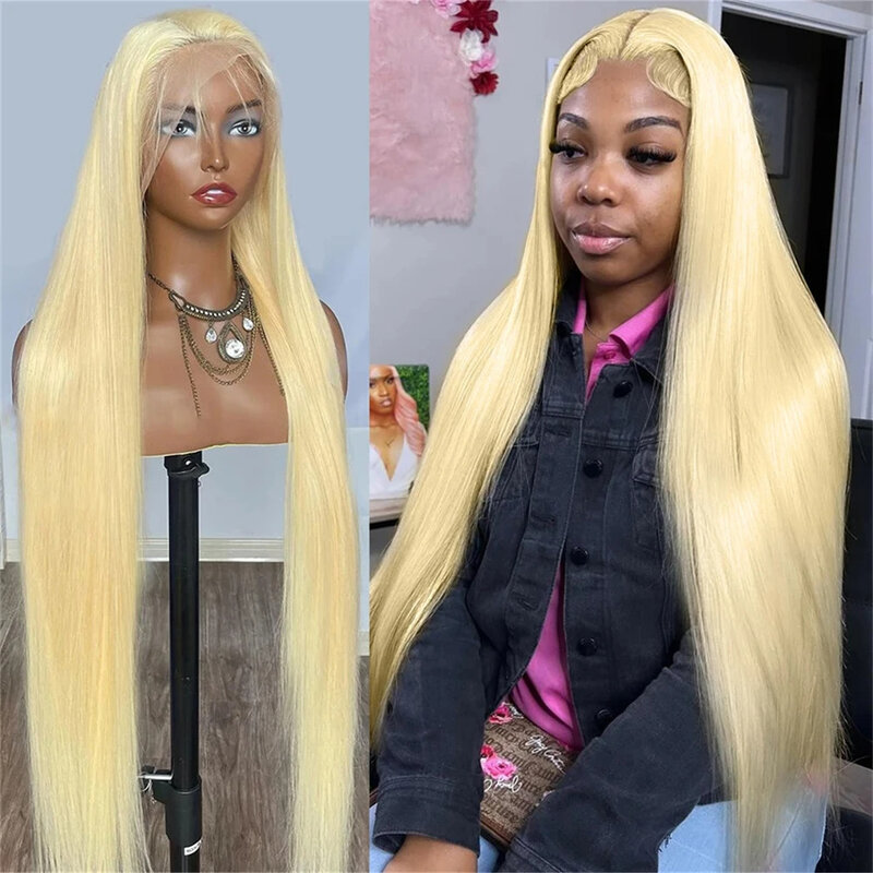 613 Hd Lace Frontal Wig 4x4 Blonde Lace Closure Wig Human Hair 13x4 Honey Blond Bone Straight Human Hair Colored Wigs For Women