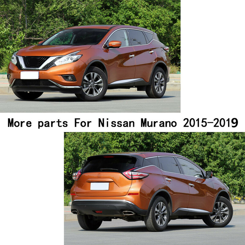 Voor Nissan Murano 2015 2016 2017 2018 2019 Auto Body Styling Cover Gas/Brandstof/Olie Tank Cover Cap stok Lamp Frame Trim Deel 1Pcs