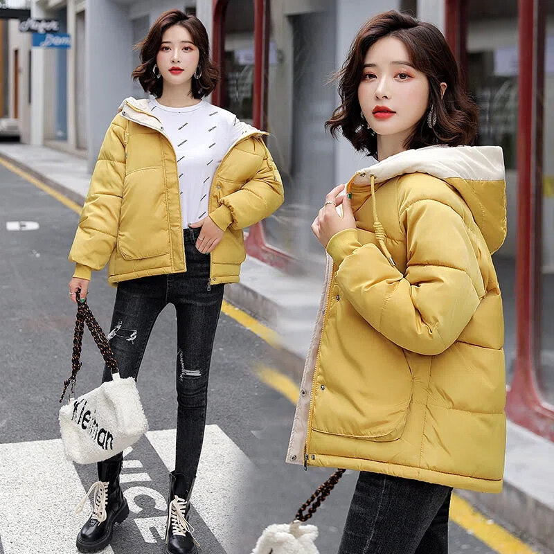 Giacca imbottita in cotone donna 2023 nuova marea studentessa coreana Ins cappotto invernale da donna imbottito in piumino di cotone capispalla di grandi dimensioni