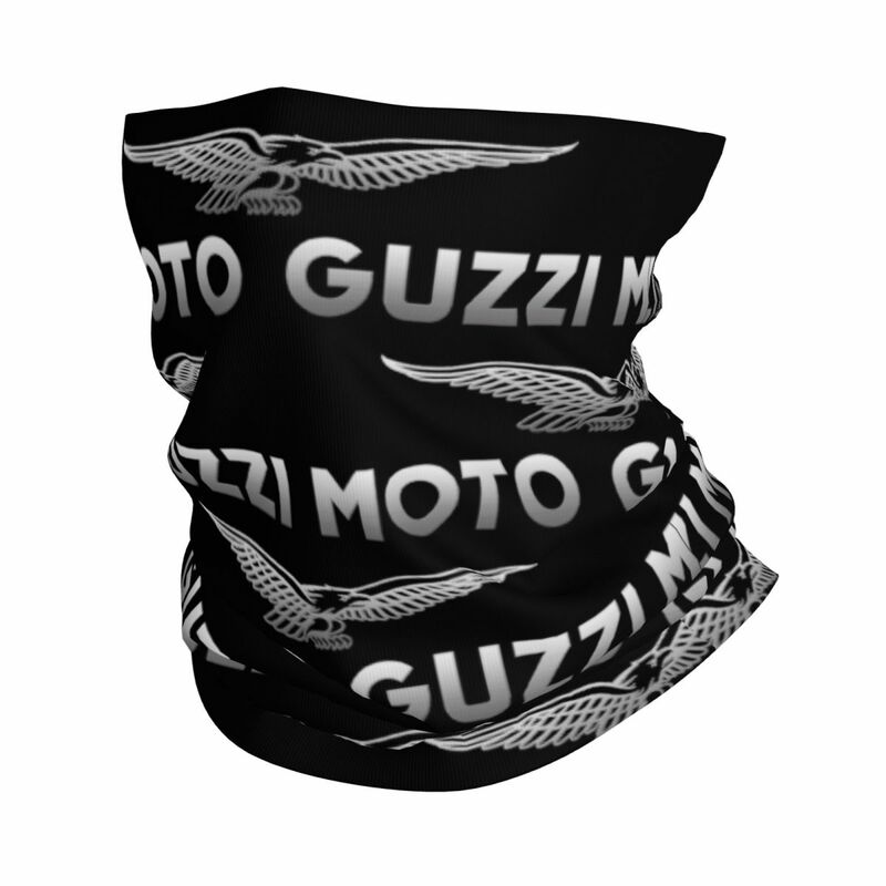 Moto-Guzzi Moto da corsa Motorcross Bandana Neck Cover Wrap sciarpa sciarpa da ciclismo calda escursionismo per uomo donna adulto lavabile