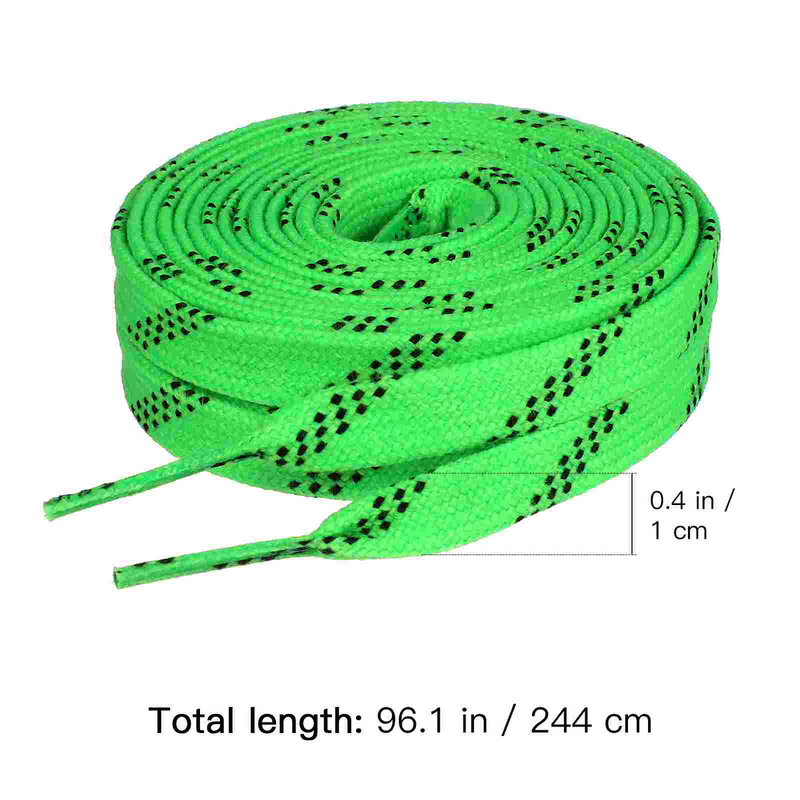 1 para sznurówek hokejowych odporna na ścieranie łyżwy hokejowe sznurowadła wrotki sznurowadła narciarskie