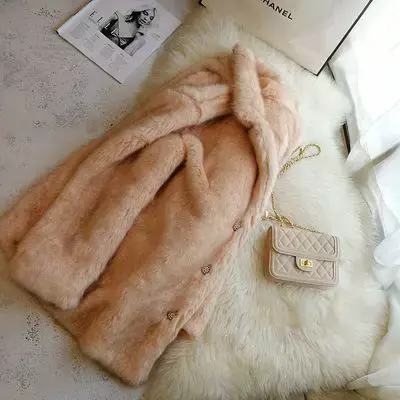 Tao Ting Li Na – manteau en fausse fourrure pour femme, nouveau Style, haut de gamme, mode, S22