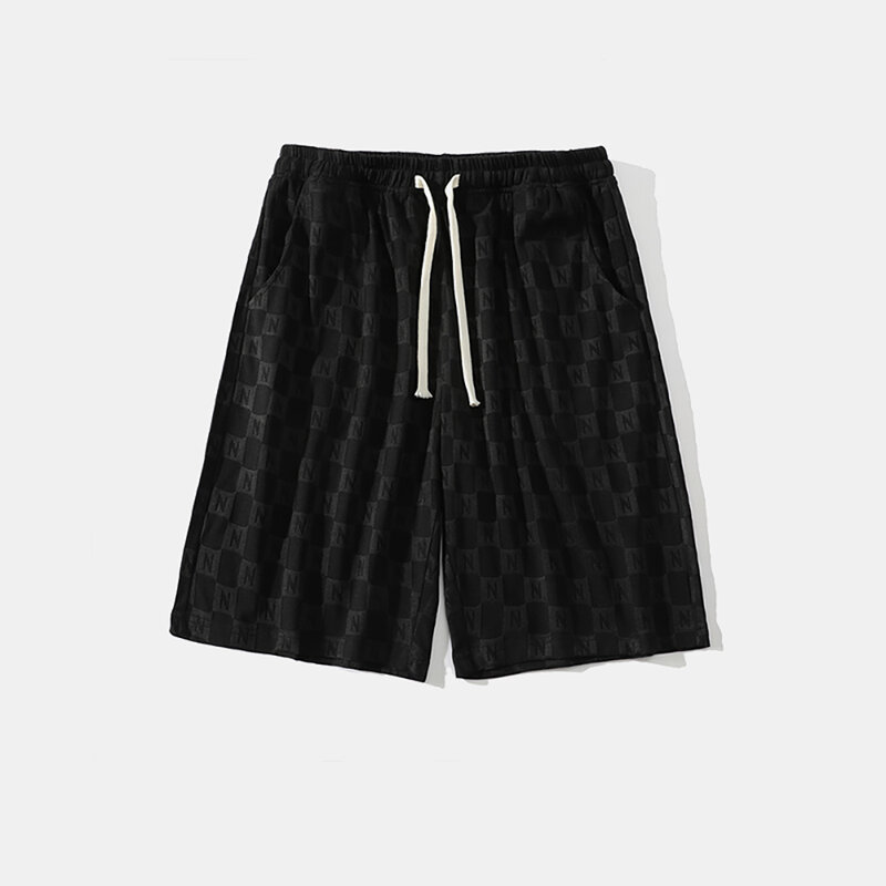 Jacquard design shorts men's new explosive beach sports five point pants summer advanced sense