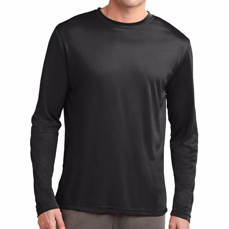 Fashion Men\'s Long Sleeve T Shirts Outdoor Walking Running Sports Couple Tees Tops Base Workwear T-shirt For Man