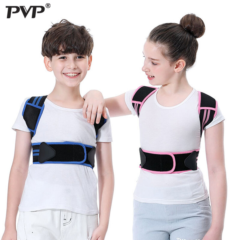 Correttore di postura regolabile per bambini cintura di sostegno per la schiena Kid Boy Girl corsetto ortopedico spina dorsale spalla lombare bretelle salute
