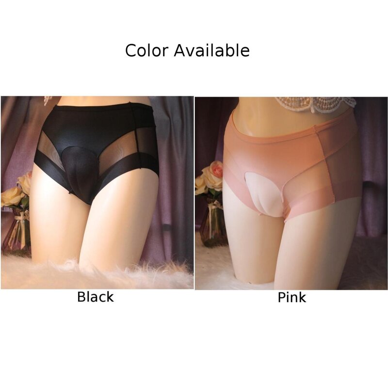 Trendy Men Sissy Panties Super Soft Body Shaping Crochet Hiding Gaff Thong Solid Color Sexy Hiding Gaff Thong For Transgender