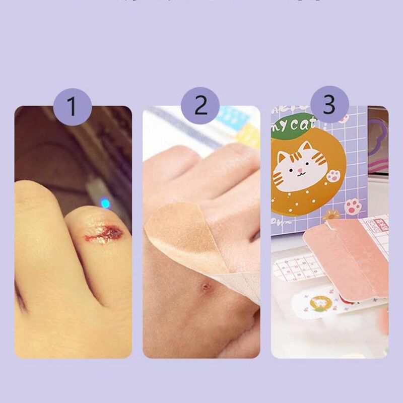 Cute Cartoon Travel Home Hemostasis Children Bandages Sticker Kids Bandages Wound Plaster Adhesive Bandages Band Aid