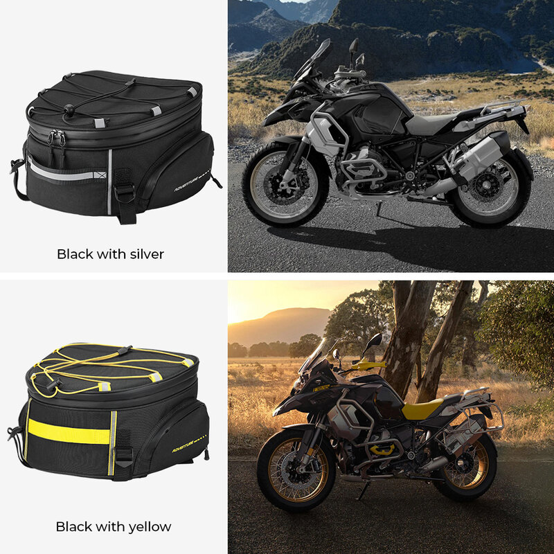 Sacos de cauda kemimoto para bagagem rack para bmw r1250gs r1200gs f850gs r 1200gs lc adv aventura motos acessórios saco