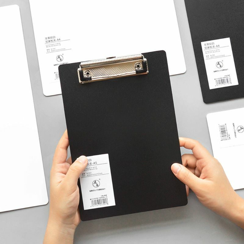 Einfache A4 A5 Notizblock Memo Pad Bord Clip Lose-blatt Notebook Datei Schreiben Schellen Büro Schule Liefert