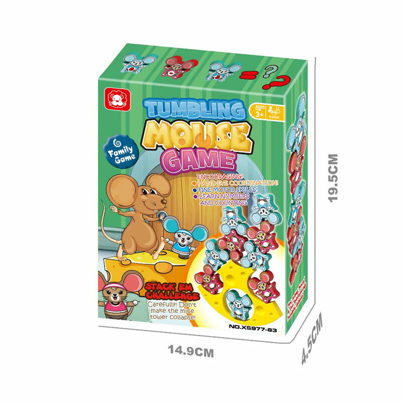 Interessante família educacional jogo interativo equilíbrio empilhando brinquedo para 3 + crianças