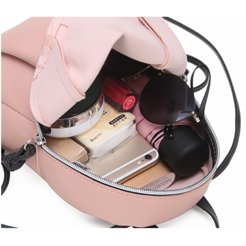 Mini mochila de couro do plutônio bolsa de ombro pequena das mulheres com zíper de borla bolsa de bagpack escolar de couro feminino para grils adolescentes