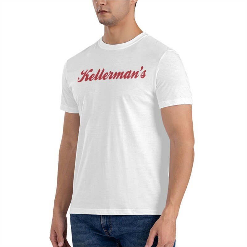 Kellerman 남성용 클래식 티셔츠, 여름 블라우스 티셔츠