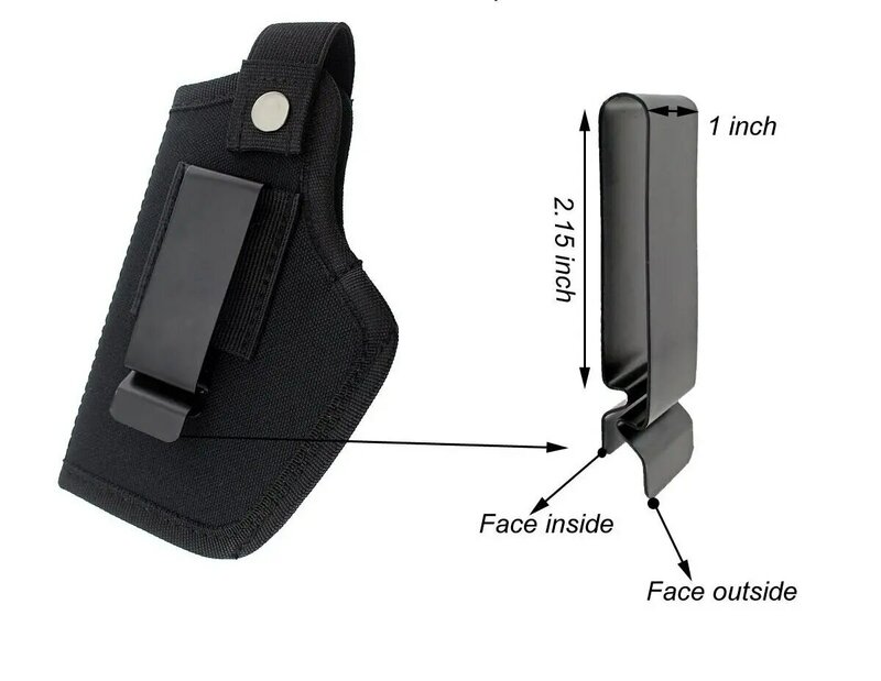 Outdoor Tactical Hunting Holster Nylon Concealed Gun Pouch For Glock Sig Sauer Beretta Kahr Holster Tactical Equipment