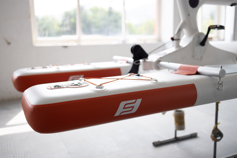 Bicicleta de agua inflable flotante para una sola persona, nuevo diseño, 11,5 pies, a la venta