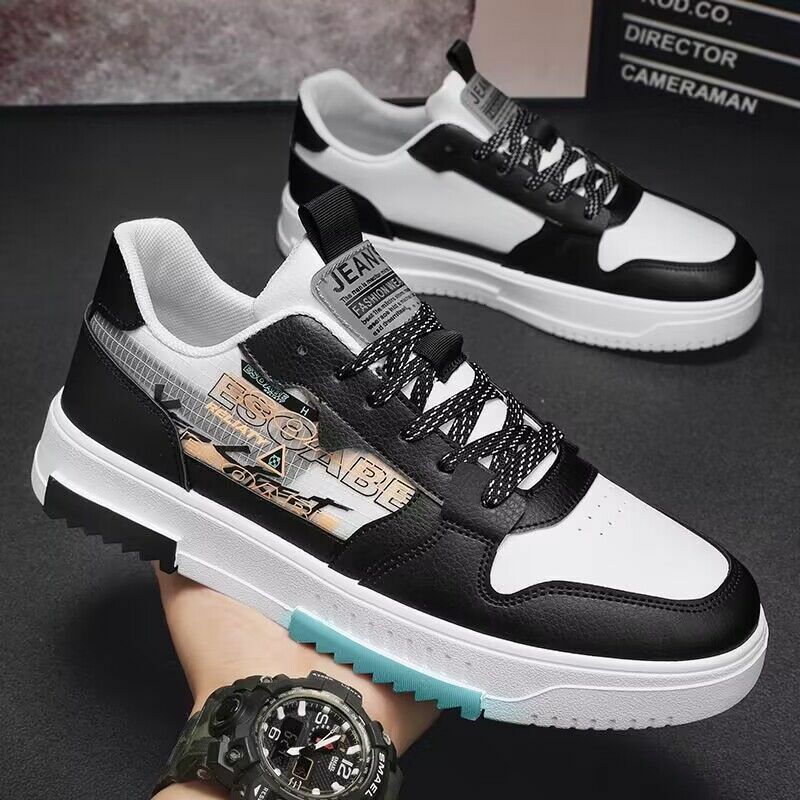 Men Sneakers Fashion Outdoor Casual Shoes New Tennis Training Shoes for Men Lace Up Platform Vulcanized Shoes Zapatillas Hombre