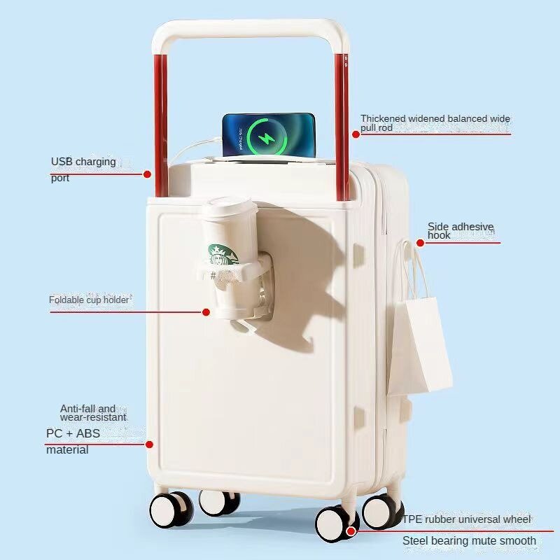 Uchwyt na nowy kubek styl wyciszenia wielofunkcyjny walizka podróżna dla mężczyzn i kobiet