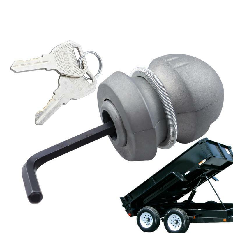 Trailer Coupling Lock Universal Hitch Connector Ball Lock Easy To Use Connection Accessory For Boats Caravans And Trailers