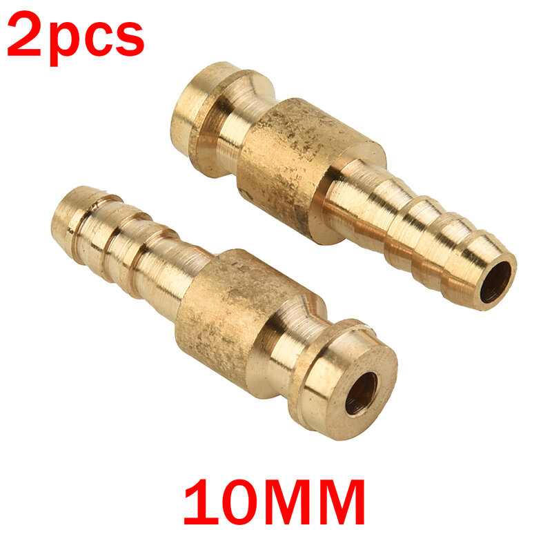 6mm Gas Water Male Adapter Connector 2x Fit For TIG Welding Torch Intake Welding Equipment Accessories CNC Metalworking Tools